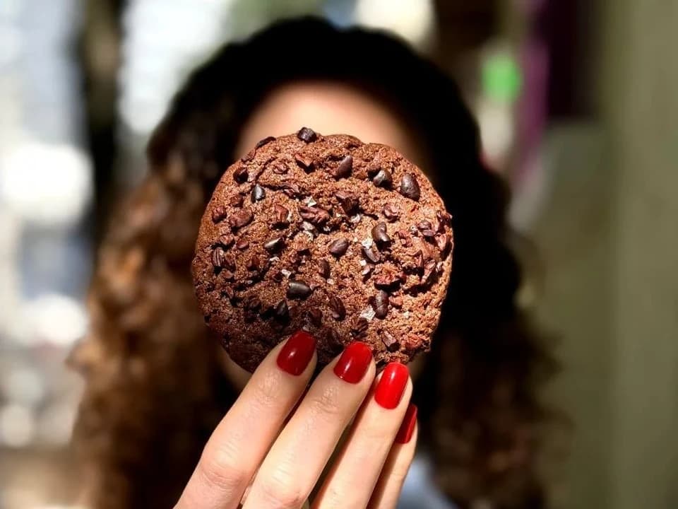biscoito de centeio e chocolate